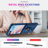 Ring Grip Hybrid Case for Samsung Galaxy Z Flip 7 - Blue
