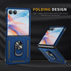 Ring Grip Hybrid Case for Samsung Galaxy Z Flip 7 - Blue