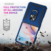 Ring Grip Hybrid Case for Samsung Galaxy Z Flip 7 - Blue