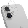 HD Tempered Glass Camera Lens Protector for iPhone 16 / iPhone 16 Plus - Clear