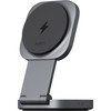 AUKEY MagFusion L Qi2 2-in-1 Foldable MagSafe Magnetic Fast Wireless Charging Station for iPhone and AirPods