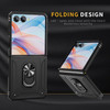 Ring Grip Hybrid Case for Samsung Galaxy Z Flip 7 - Black