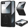 Slim Protective Cover with MagSafe Magnetic Ring for Samsung Galaxy Z Flip 7 - Black