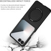 Slim Protective Cover with MagSafe Magnetic Ring for Samsung Galaxy Z Flip 7 - Black