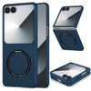 Slim Protective Cover with MagSafe Magnetic Ring for Samsung Galaxy Z Flip 7 - Blue