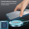 Slim Protective Cover with MagSafe Magnetic Ring for Samsung Galaxy Z Flip 7 - Blue