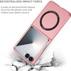 Slim Protective Cover with MagSafe Magnetic Ring for Samsung Galaxy Z Flip 7 - Pink