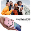 Slim Protective Cover with MagSafe Magnetic Ring for Samsung Galaxy Z Flip 7 - Pink