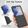 Military Grade TUFF Hybrid Armor Case for Samsung Galaxy Z Flip 7 - Black