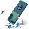 Slim Protective Cover with Ring Grip for Samsung Galaxy Z Flip 7 - Blue