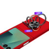 Slim Protective Cover with Ring Grip for Samsung Galaxy Z Flip 7 - Red