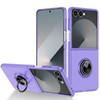 Slim Protective Cover with Ring Grip for Samsung Galaxy Z Flip 7 - Purple