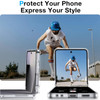 Slim Transparent Case with MagSafe Magnetic Ring for Samsung Galaxy Z Flip 7 - Clear