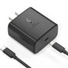 Samsung 45W PD Charger Power Adapter with 5A USB-C Cable - Black