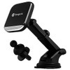 3-IN-1 Magnetic Windshield, Dashboard and Air Vent Phone Mount with Telescopic Extension Arm - Black