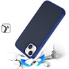 Carbon Fiber Series MagSafe Hybrid Case for iPhone 15 - Blue
