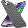 Carbon Fiber Series MagSafe Hybrid Case for iPhone 14 / iPhone 13 - Grey
