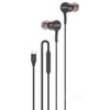 Hi-Fi Digital Audio Earphones with USB-C Connector - Black