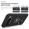 360 Rotating Ring Grip Hybrid Case for Google Pixel 10 Pro XL - Black
