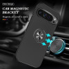 360 Rotating Ring Grip Hybrid Case for Google Pixel 10 Pro XL - Black