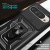 Military Grade Superior Series Hybrid Case with Ring Grip and Camera Lens Cover for Google Pixel 10 Pro XL