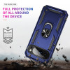 Military Grade Hybrid Case with Ring Grip for Google Pixel 10 Pro XL - Blue