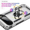 Military Grade Hybrid Case with Ring Grip for Google Pixel 10 Pro XL - Silver