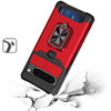 Military Grade All-In-One Ring Stand Card Case for Google Pixel 10 Pro XL - Red