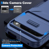 Combat Tough Series Hybrid Case with Camera Lens Cover for Google Pixel 10 Pro XL - Blue