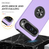 360 Rotating Ring Grip Hybrid Case for Google Pixel 10 / Pixel 10 Pro - Purple