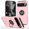 360 Rotating Ring Grip Hybrid Case for Google Pixel 10 / Pixel 10 Pro - Pink