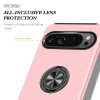 360 Rotating Ring Grip Hybrid Case for Google Pixel 10 / Pixel 10 Pro - Pink