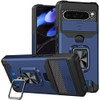 Military Grade All-In-One Ring Stand Card Case for Google Pixel 10 / Pixel 10 Pro - Blue