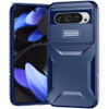 Combat Tough Series Hybrid Case with Camera Lens Cover for Google Pixel 10 / Pixel 10 Pro - Blue