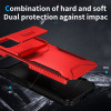 Combat Tough Series Hybrid Case with Camera Lens Cover for Google Pixel 10 / Pixel 10 Pro - Red