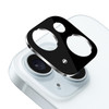 HD Tempered Glass Camera Lens Protector for iPhone 15 / iPhone 15 Plus - Black