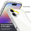 Tough Shield Snap-on Transparent Hybrid Case for iPhone 17 - Clear