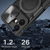 Superior Series Hybrid Case with Ring Stand and Camera Lens Cover for iPhone 17