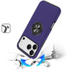 360 Rotating Ring Grip Hybrid Case for iPhone 17 Pro Max - Dark Purple
