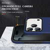 360 Rotating Ring Grip Hybrid Case for iPhone 17 Pro - Blue