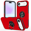 360 Rotating Ring Grip Hybrid Case for iPhone Air - Red