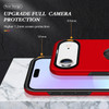 360 Rotating Ring Grip Hybrid Case for iPhone Air - Red
