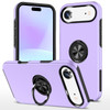 360 Rotating Ring Grip Hybrid Case for iPhone Air - Purple