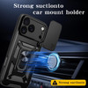 Superior Series Hybrid Case with Ring Grip and Camera Lens Cover for iPhone 17 Pro Max