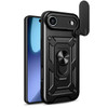 Superior Series Hybrid Case with Ring Grip and Camera Lens Cover for iPhone Air - Black