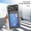 Optical Grade Clear Case with Card Slot for iPhone 17 Pro