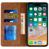 Leather Folio Wallet Case for iPhone 17 Pro Max - Brown