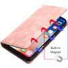 Leather Folio Wallet Case for iPhone 17 - Pink