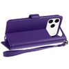 Extra Series Essential Leather Wallet Stand Case for iPhone 17 Pro Max - Purple