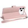 Extra Series Essential Leather Wallet Stand Case for iPhone 17 Pro Max - Rose Gold